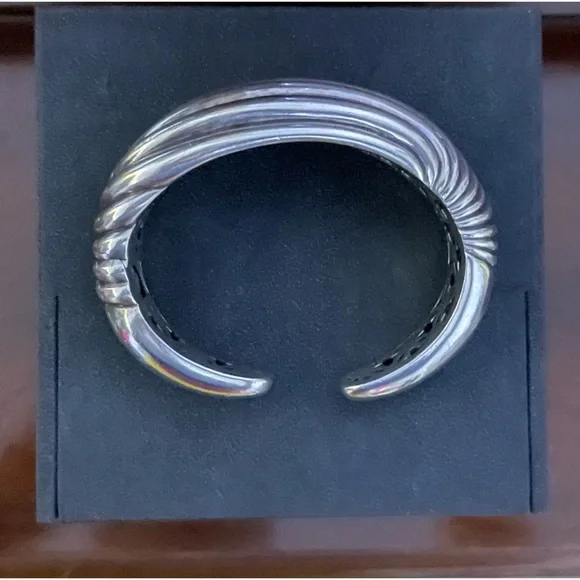 “SOLD 💸” David Yurman, “Vintage” Sterling Silver Waverly Cuff, Sz S, EEUC - Picture 2 of 3